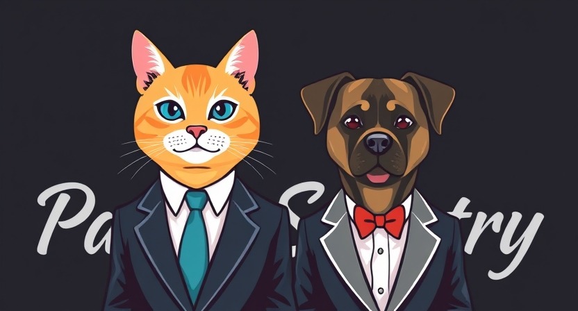 A dog and a cat together, the PawSentry promise